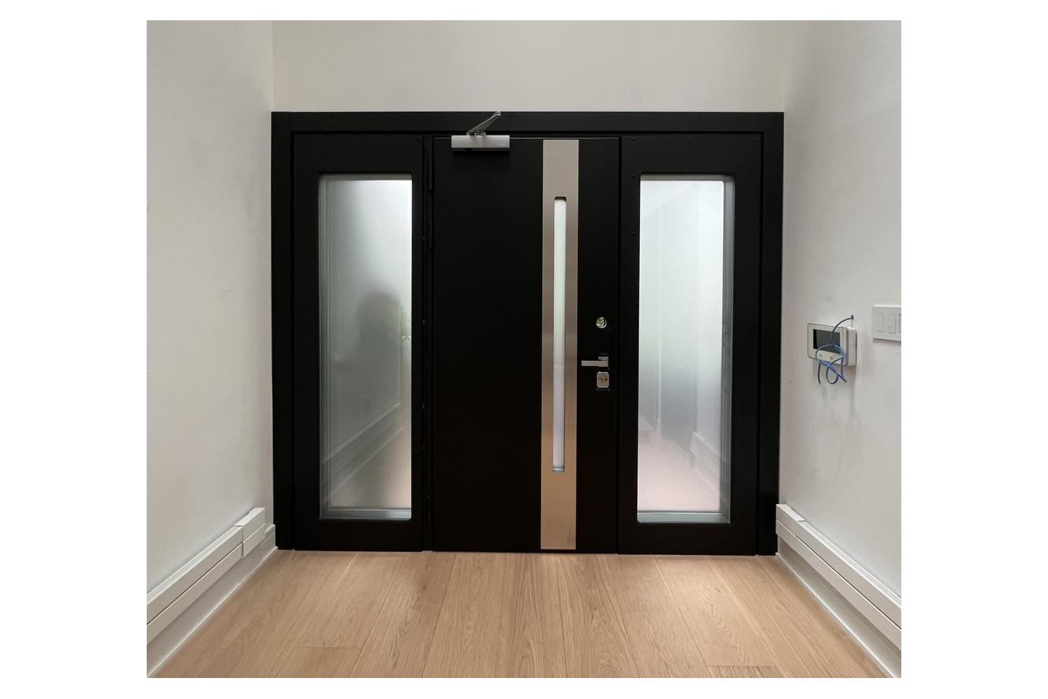 Nova Inox S2 Black Modern Exterior Door