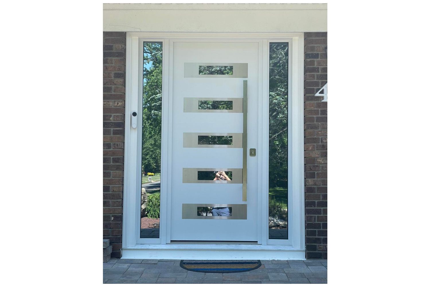 Nova Inox S5 White Modern Exterior Door