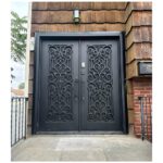 Nova Royal Series Wrought Iron Custom Exterior Door Style 041