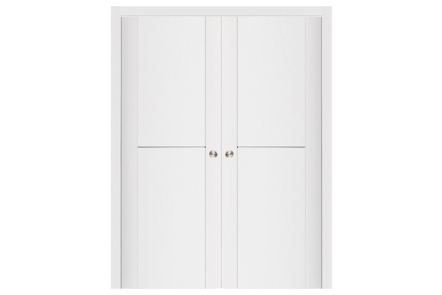 Nova Stile 002 Soft White Laminated Modern Interior Door