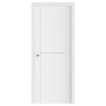 Nova Stile 002 Soft White Laminated Modern Interior Door