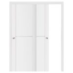 Nova Stile 002 Soft White Laminated Modern Interior Door