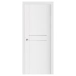 Nova Stile 003 Soft White Laminated Modern Interior Door