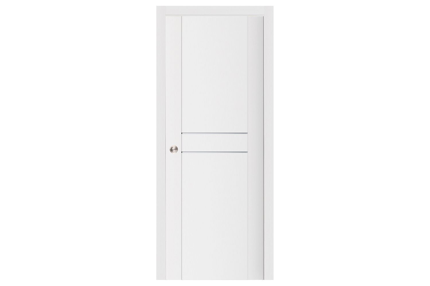 Nova Stile 003 Soft White Laminated Modern Interior Door