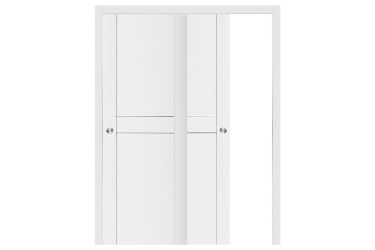 Nova Stile 003 Soft White Laminated Modern Interior Door