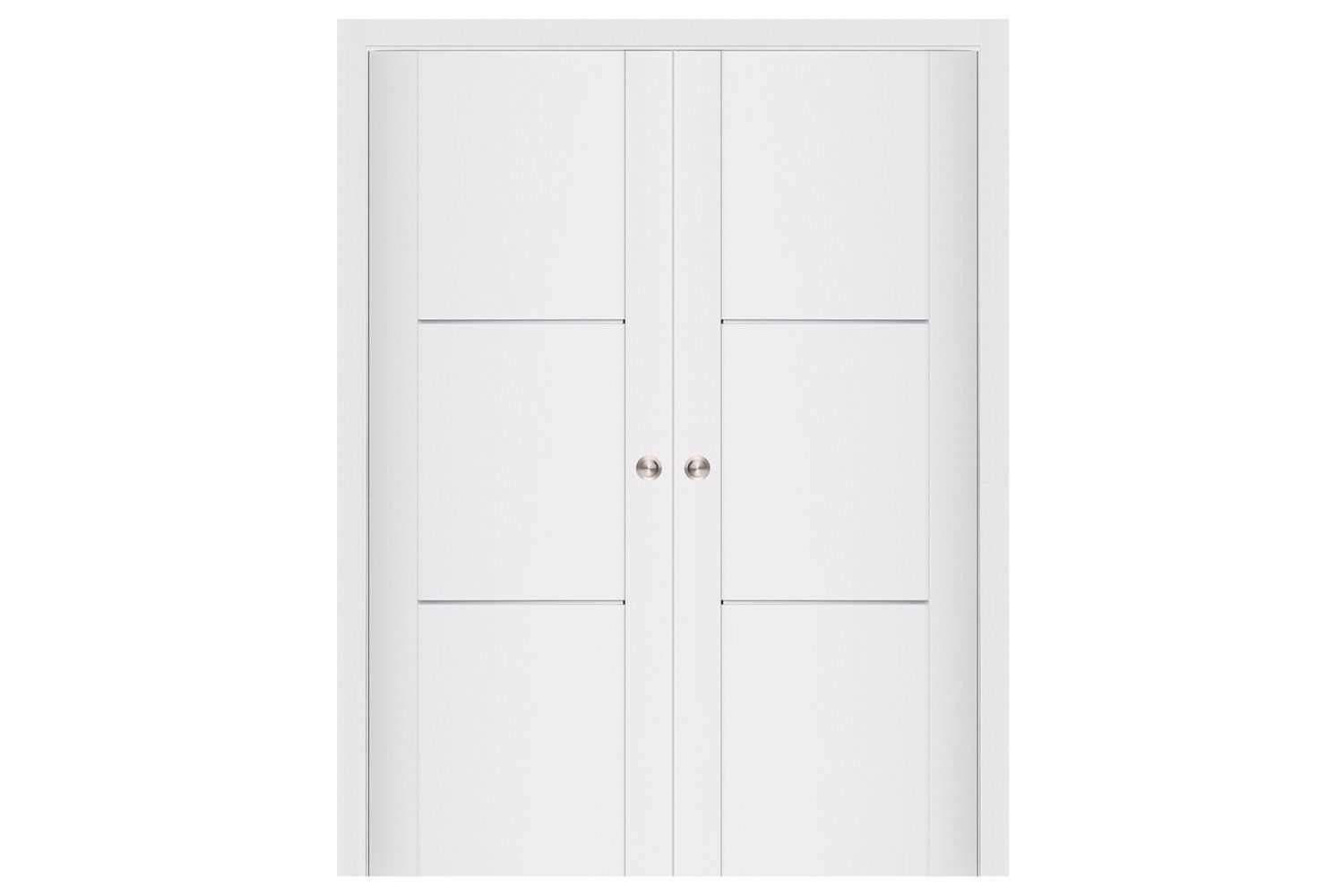 Nova Stile 004 Soft White Laminated Modern Interior Door