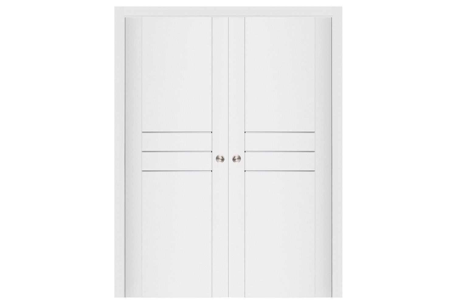 Nova Stile 005 Soft White Laminated Modern Interior Door