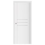 Nova Stile 005 Soft White Laminated Modern Interior Door