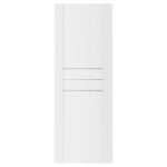 Nova Stile 005 Soft White Laminated Modern Interior Door