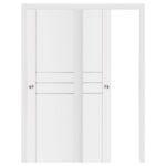 Nova Stile 005 Soft White Laminated Modern Interior Door