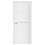 Nova Stile 006 Soft White Laminated Modern Interior Door