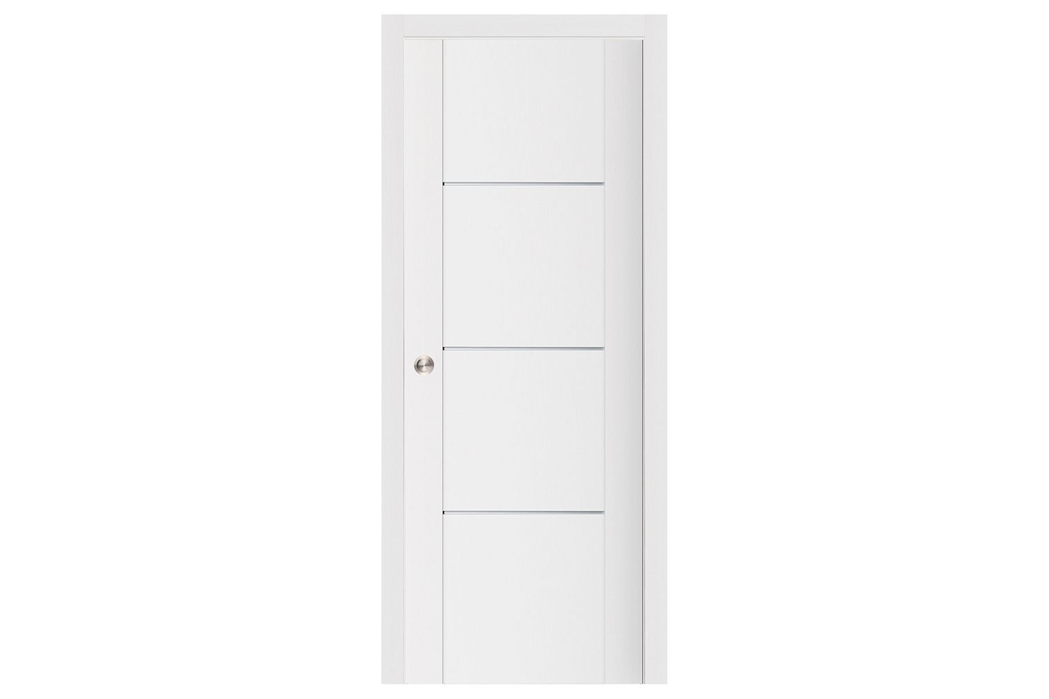 Nova Stile 006 Soft White Laminated Modern Interior Door