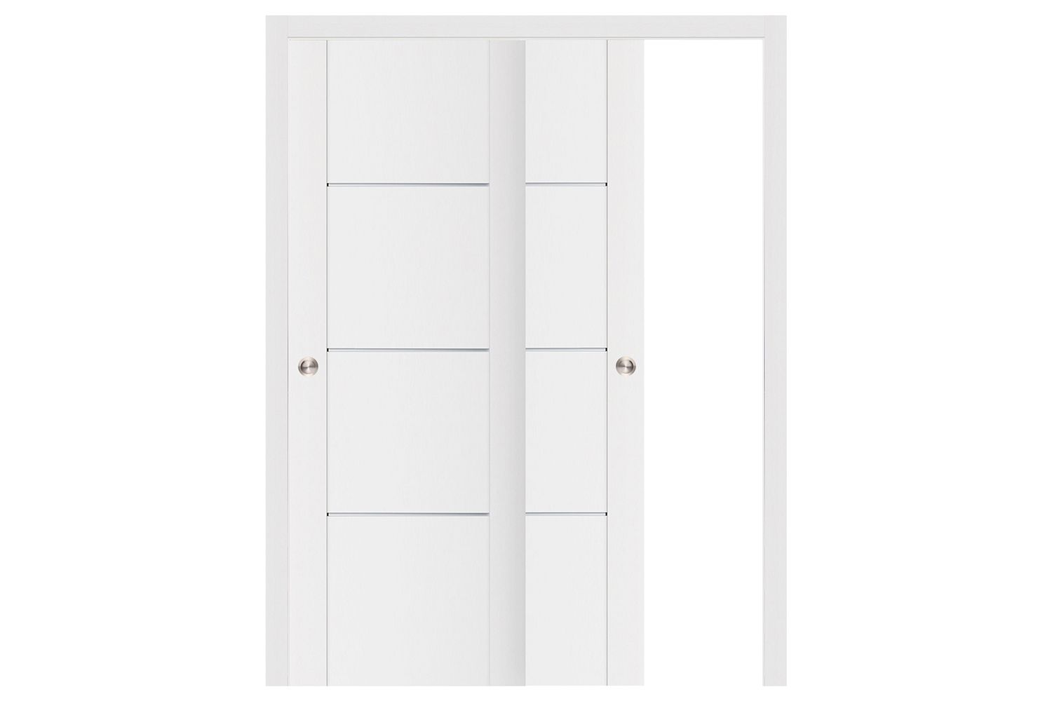 Nova Stile 006 Soft White Laminated Modern Interior Door