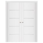 Nova Stile 007 Soft White Laminated Modern Interior Door