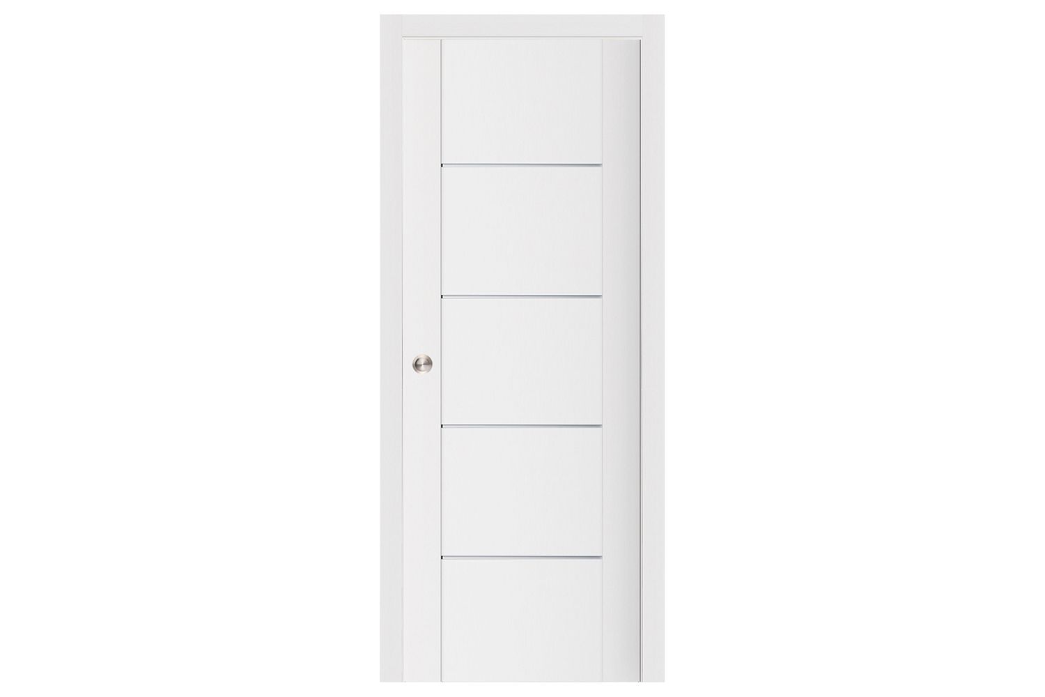 Nova Stile 007 Soft White Laminated Modern Interior Door