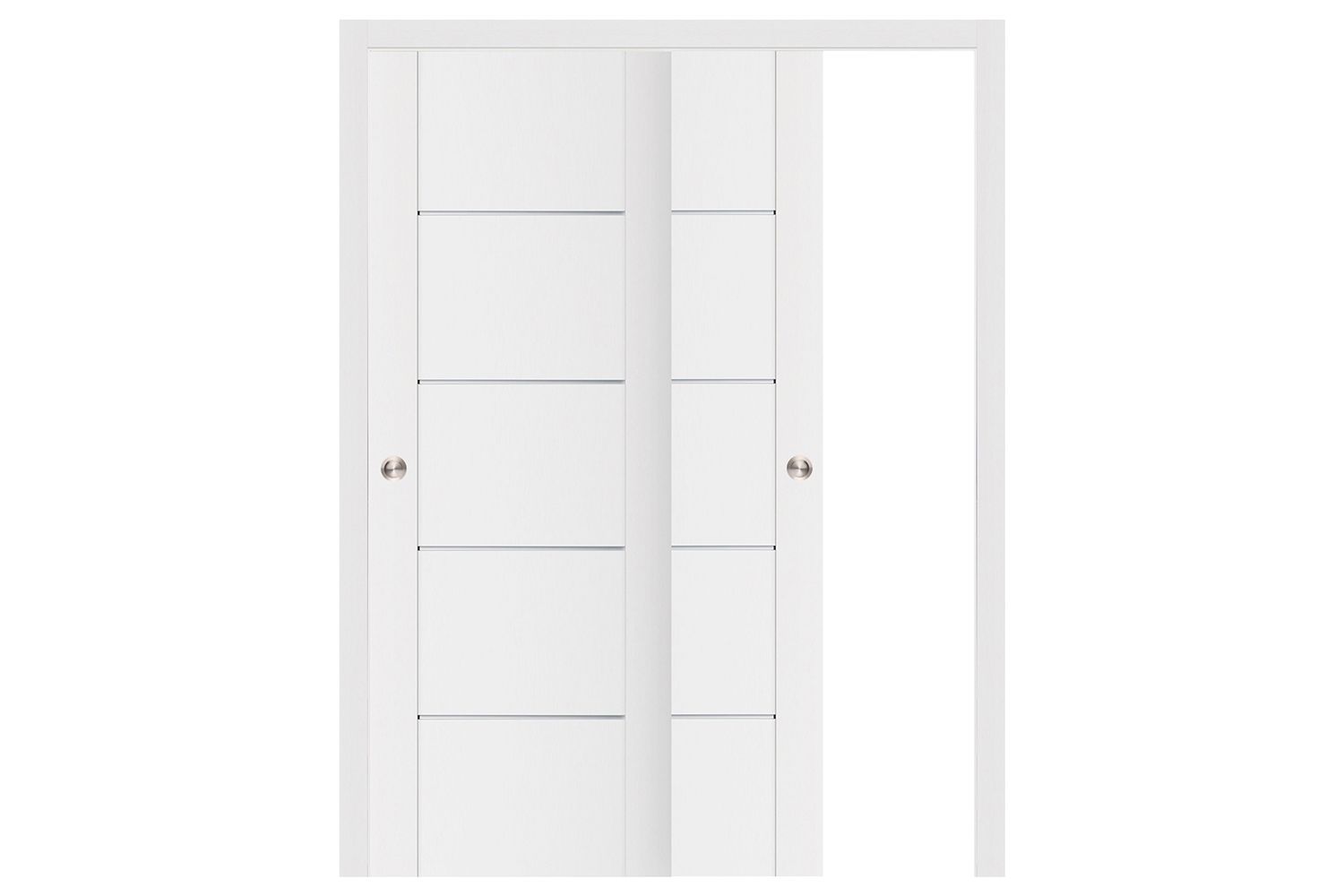 Nova Stile 007 Soft White Laminated Modern Interior Door