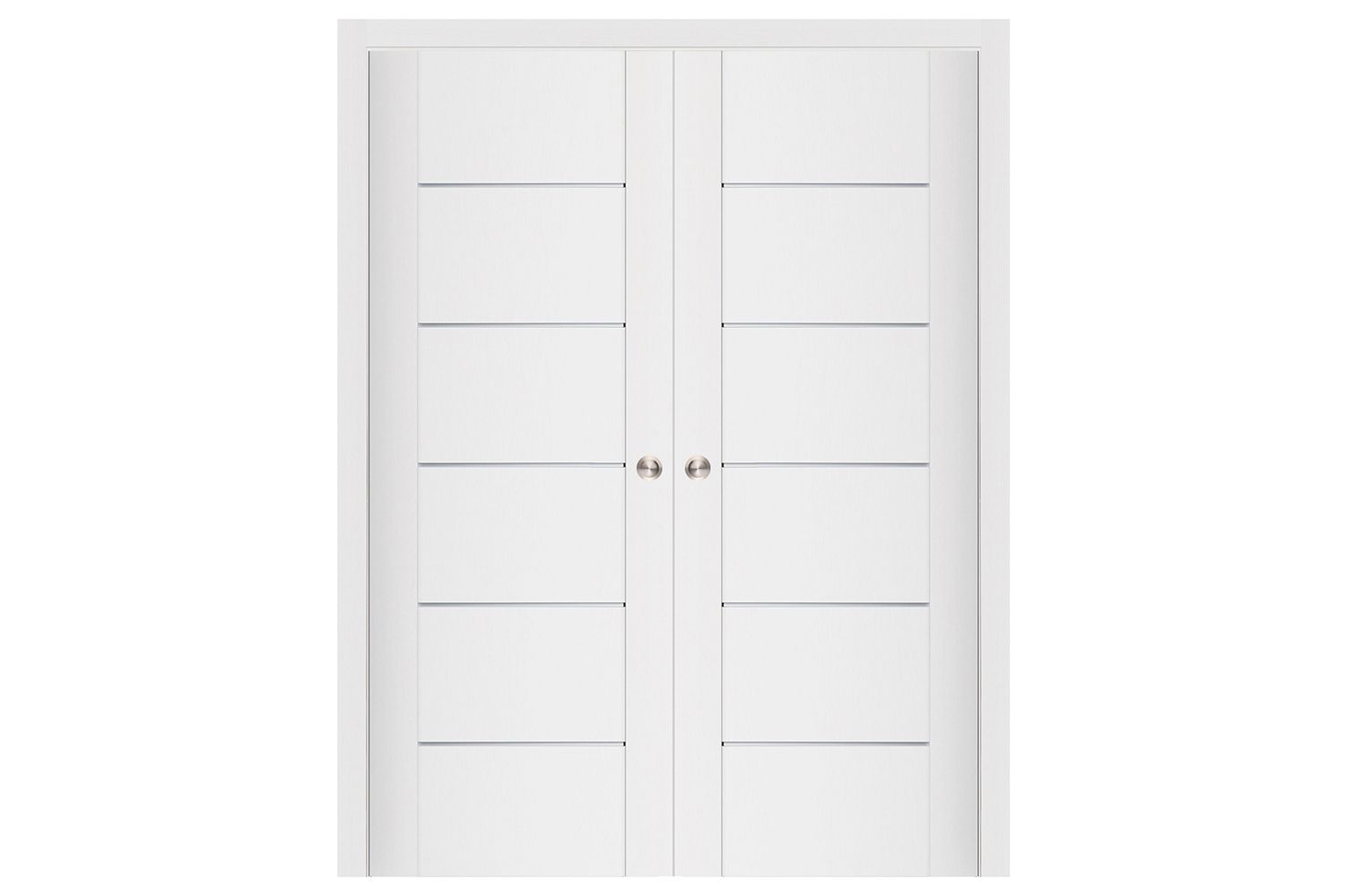 Nova Stile 008 Soft White Laminated Modern Interior Door