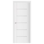 Nova Stile 008 Soft White Laminated Modern Interior Door