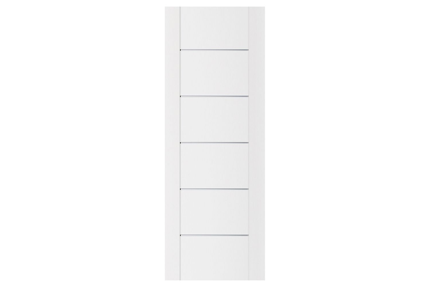 Nova Stile 008 Soft White Laminated Modern Interior Door