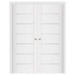 Nova Stile 009 Soft White Laminated Modern Interior Door