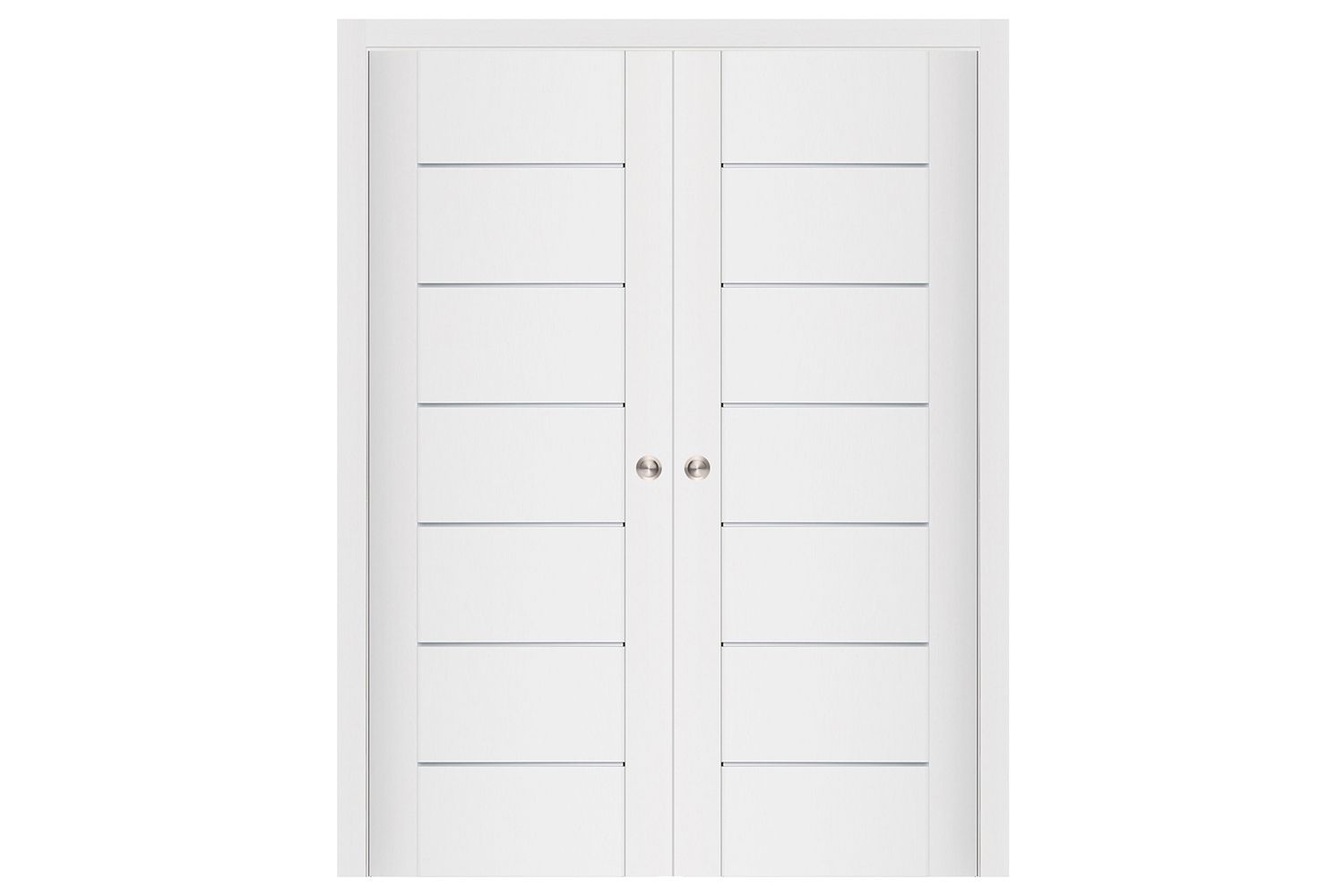 Nova Stile 009 Soft White Laminated Modern Interior Door