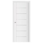 Nova Stile 009 Soft White Laminated Modern Interior Door