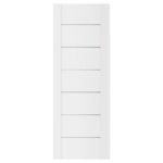 Nova Stile 009 Soft White Laminated Modern Interior Door