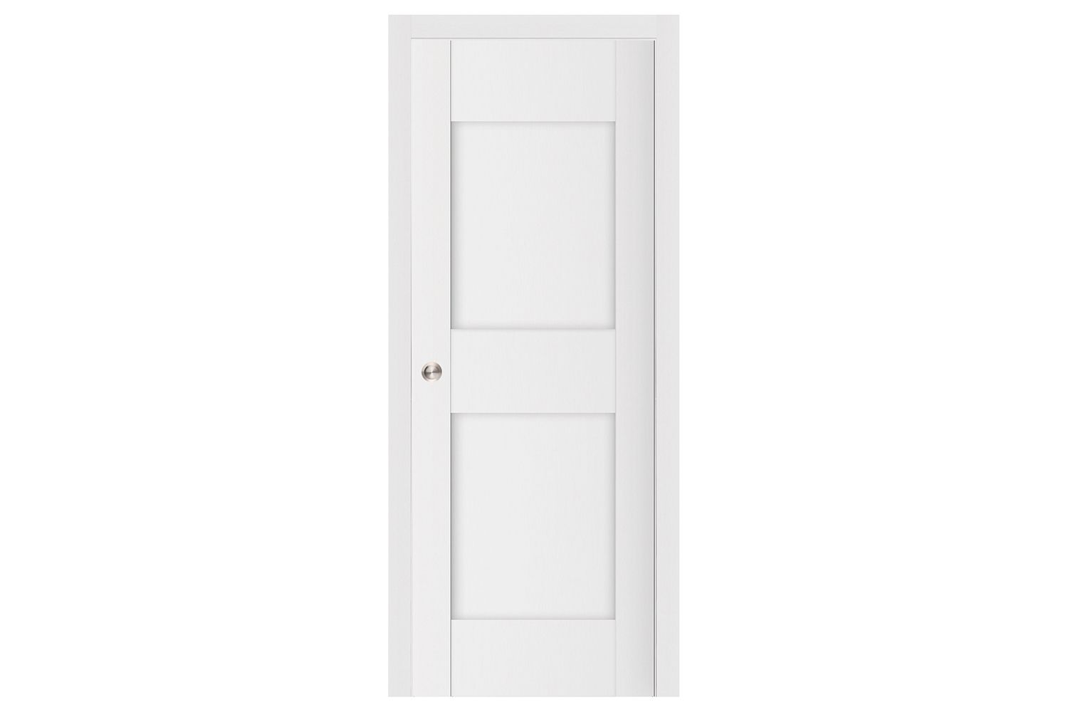 Nova Stile 013 Soft White Laminated Modern Interior Door