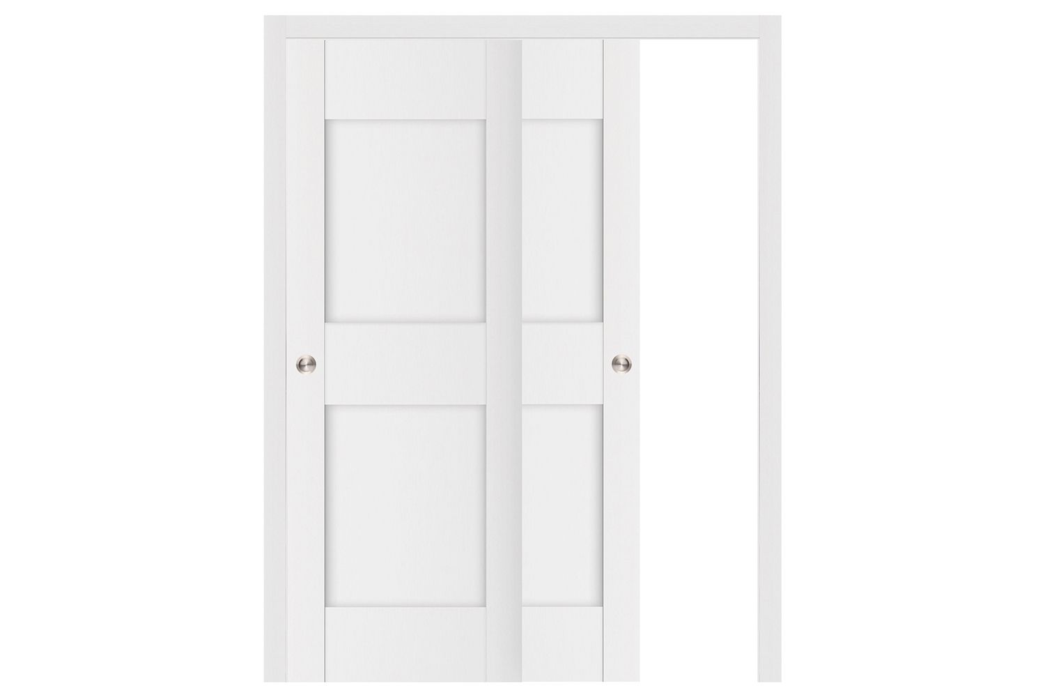 Nova Stile 013 Soft White Laminated Modern Interior Door