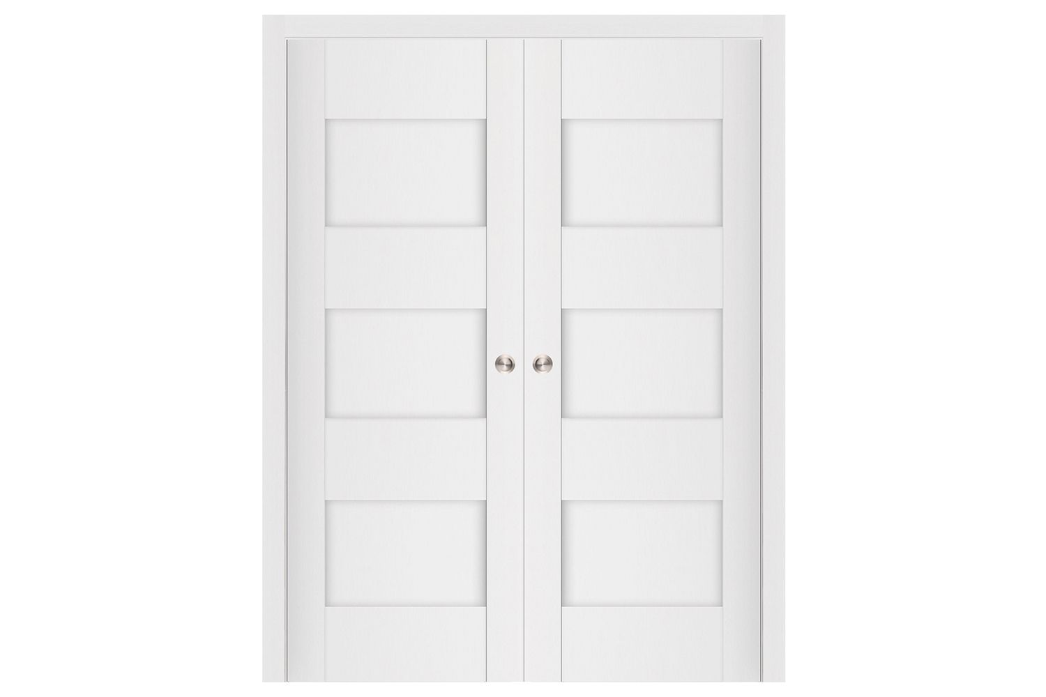 Nova Stile 015 Soft White Laminated Modern Interior Door