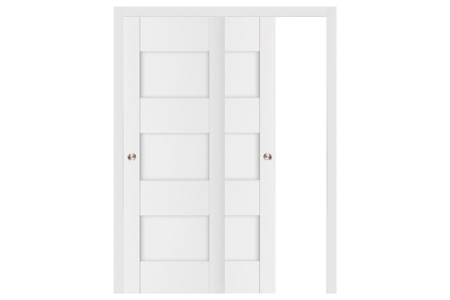 Nova Stile 015 Soft White Laminated Modern Interior Door