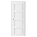 Nova Stile 021 Soft White Laminated Modern Interior Door