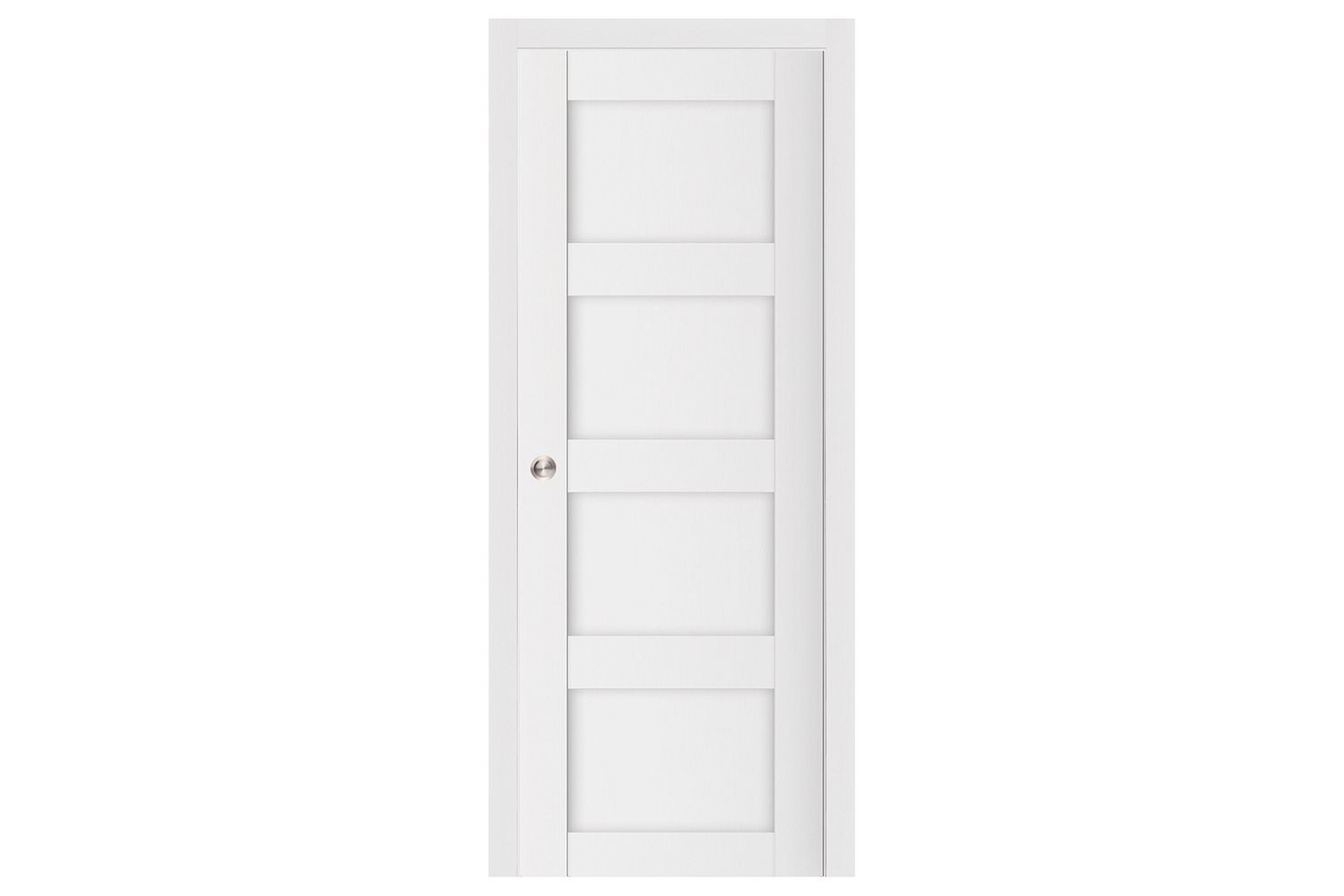 Nova Stile 021 Soft White Laminated Modern Interior Door