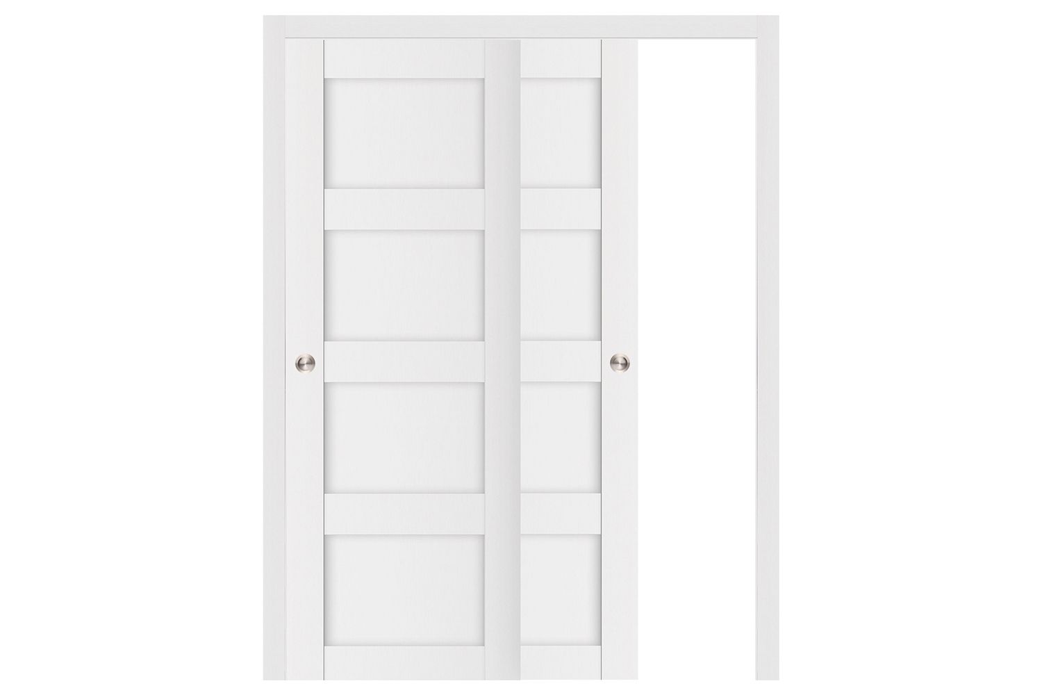 Nova Stile 021 Soft White Laminated Modern Interior Door