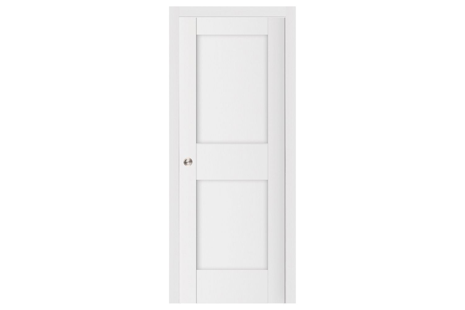 Nova Stile 023 Soft White Laminated Modern Interior Door