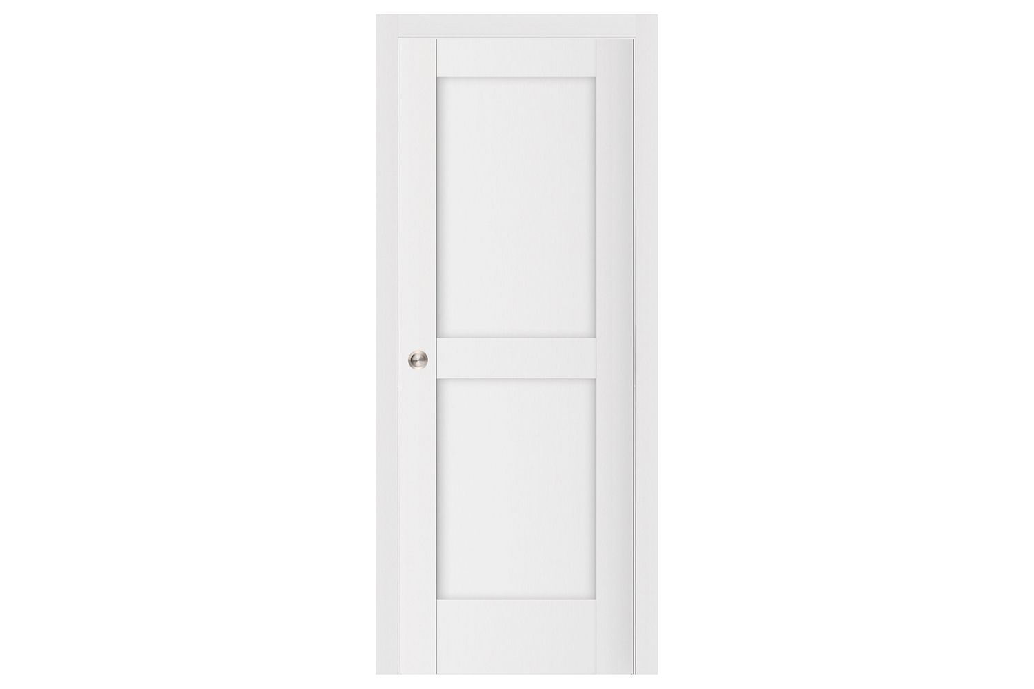 Nova Stile 024 Soft White Laminated Modern Interior Door