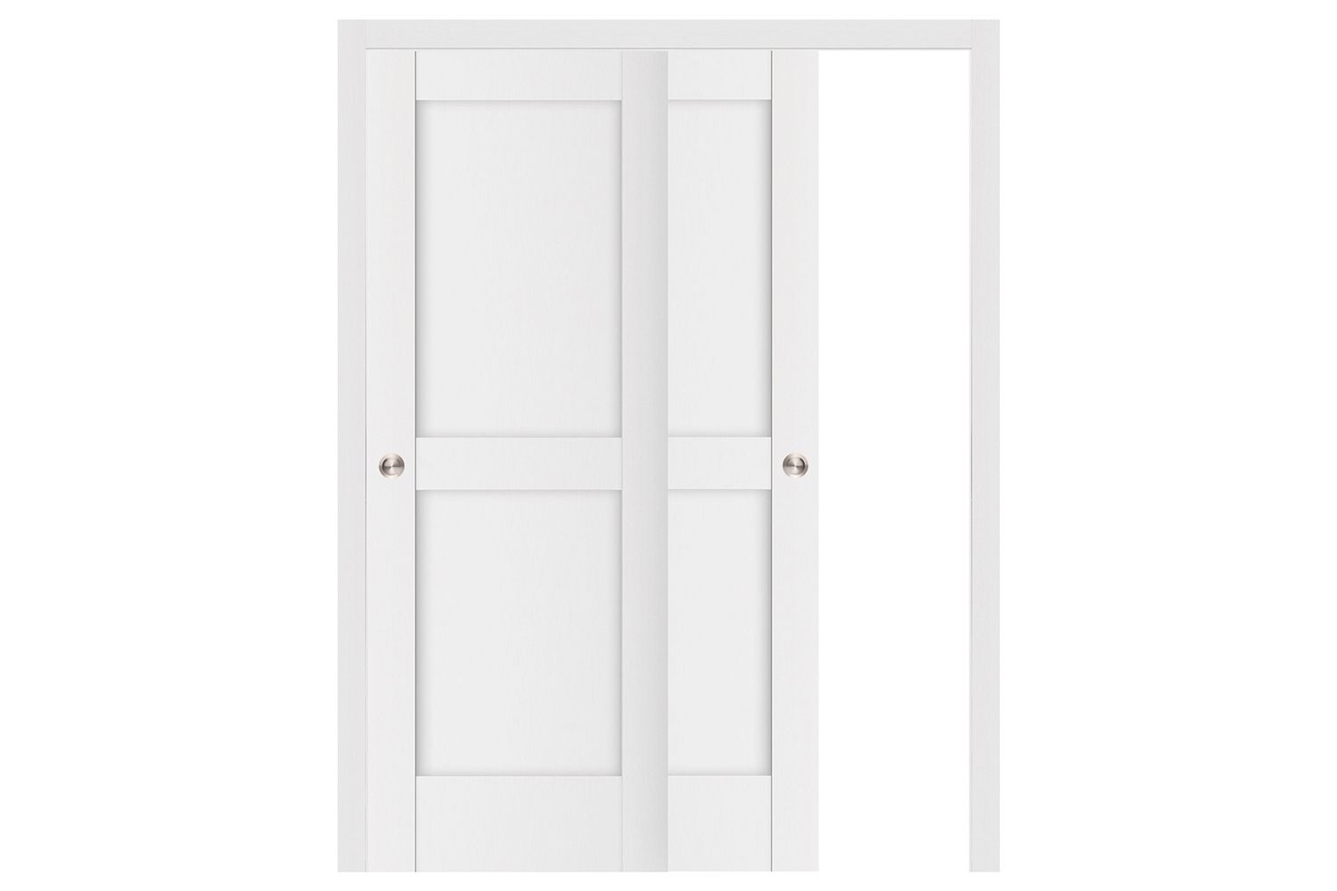 Nova Stile 024 Soft White Laminated Modern Interior Door