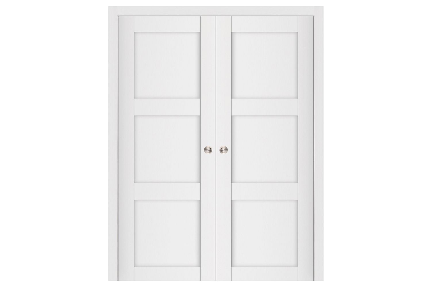 Nova Stile 025 Soft White Laminated Modern Interior Door