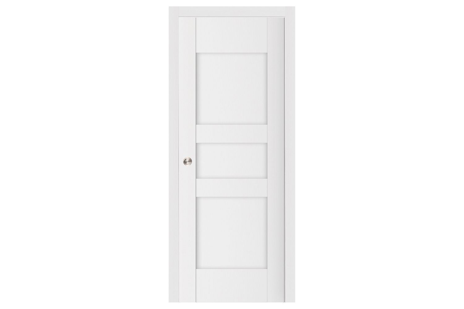 Nova Stile 036 Soft White Laminated Modern Interior Door