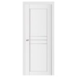 Nova Stile 051 Soft White Laminated Modern Interior Door