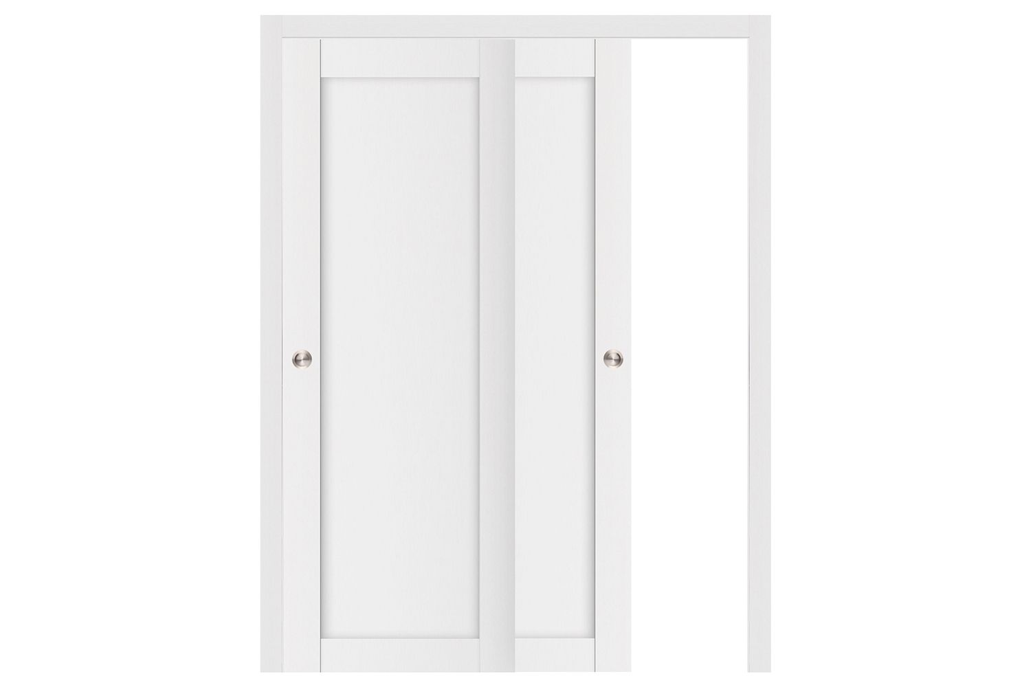 Nova Stile 054 Soft White Laminated Modern Interior Door