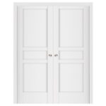 Nova Stile 057 Soft White Laminated Modern Interior Door