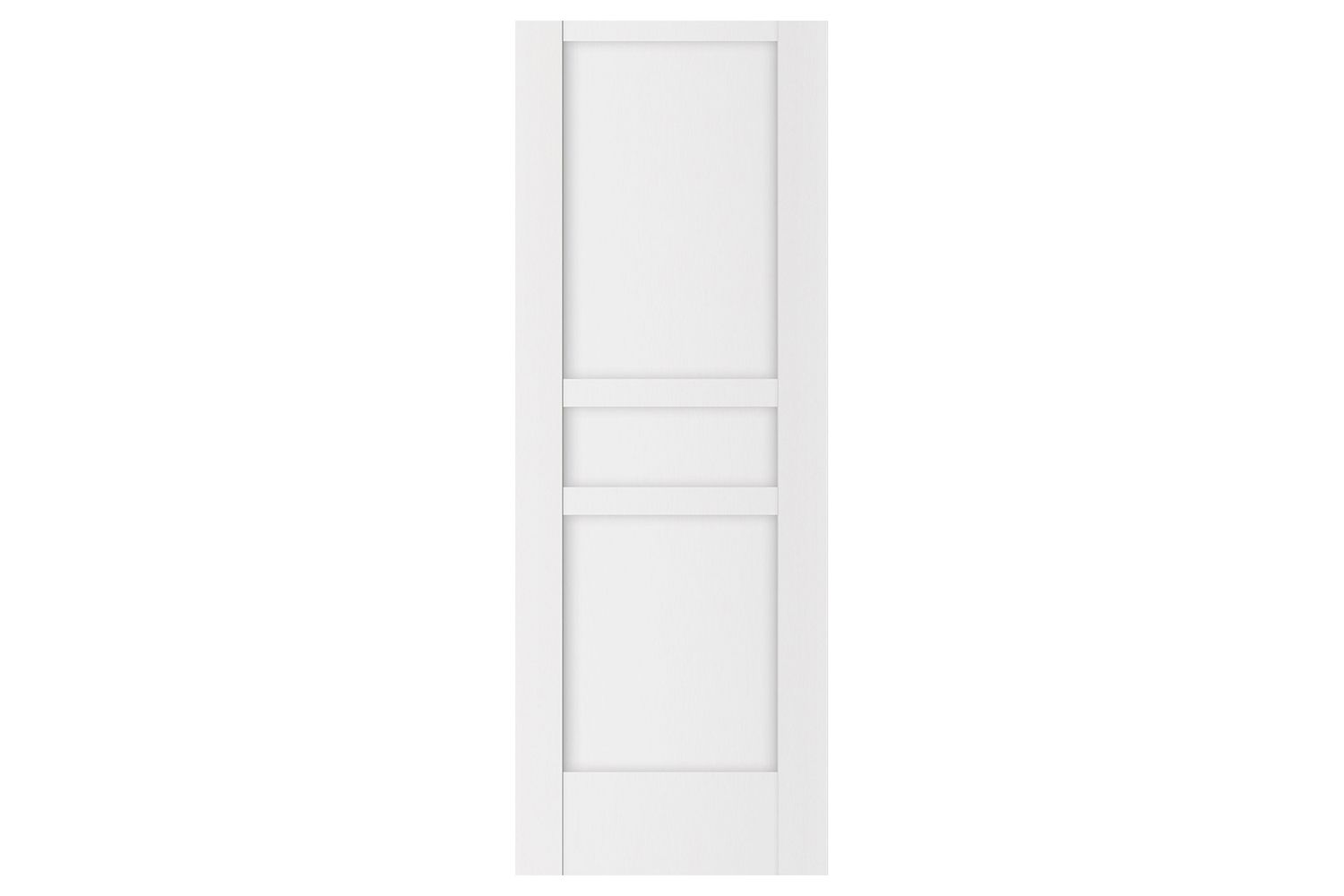 Nova Stile 057 Soft White Laminated Modern Interior Door