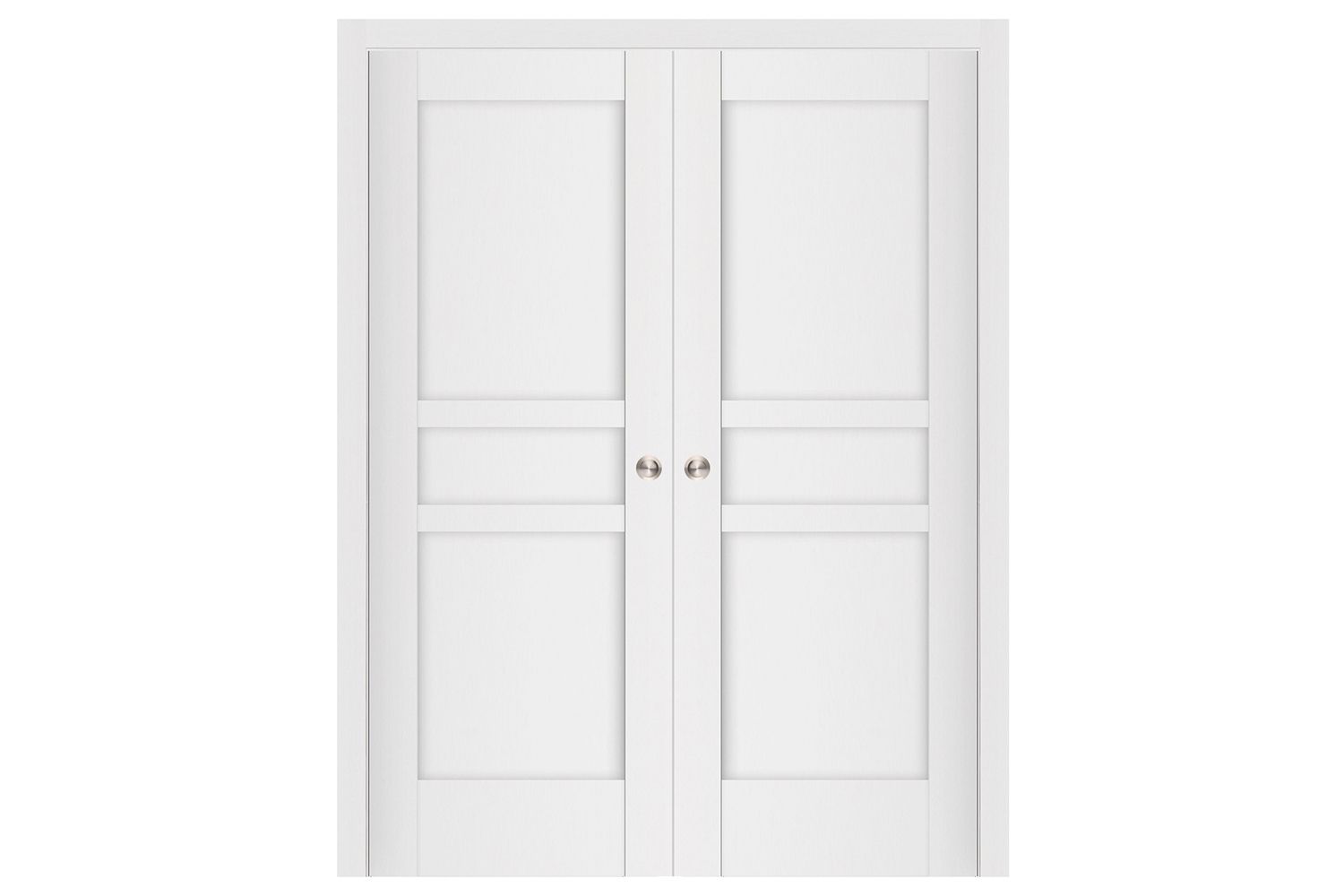 Nova Stile 058 Soft White Laminated Modern Interior Door