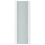 Nova Triplex 001 Soft White Laminated Modern Interior Door