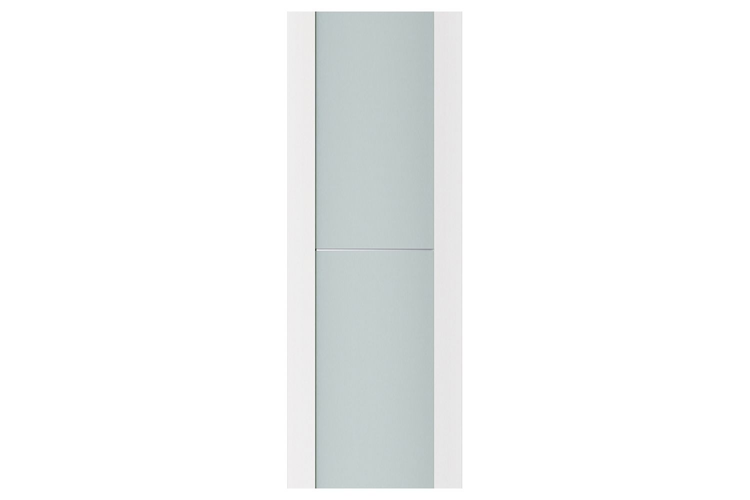 Nova Triplex 002 Soft White Laminated Modern Interior Door