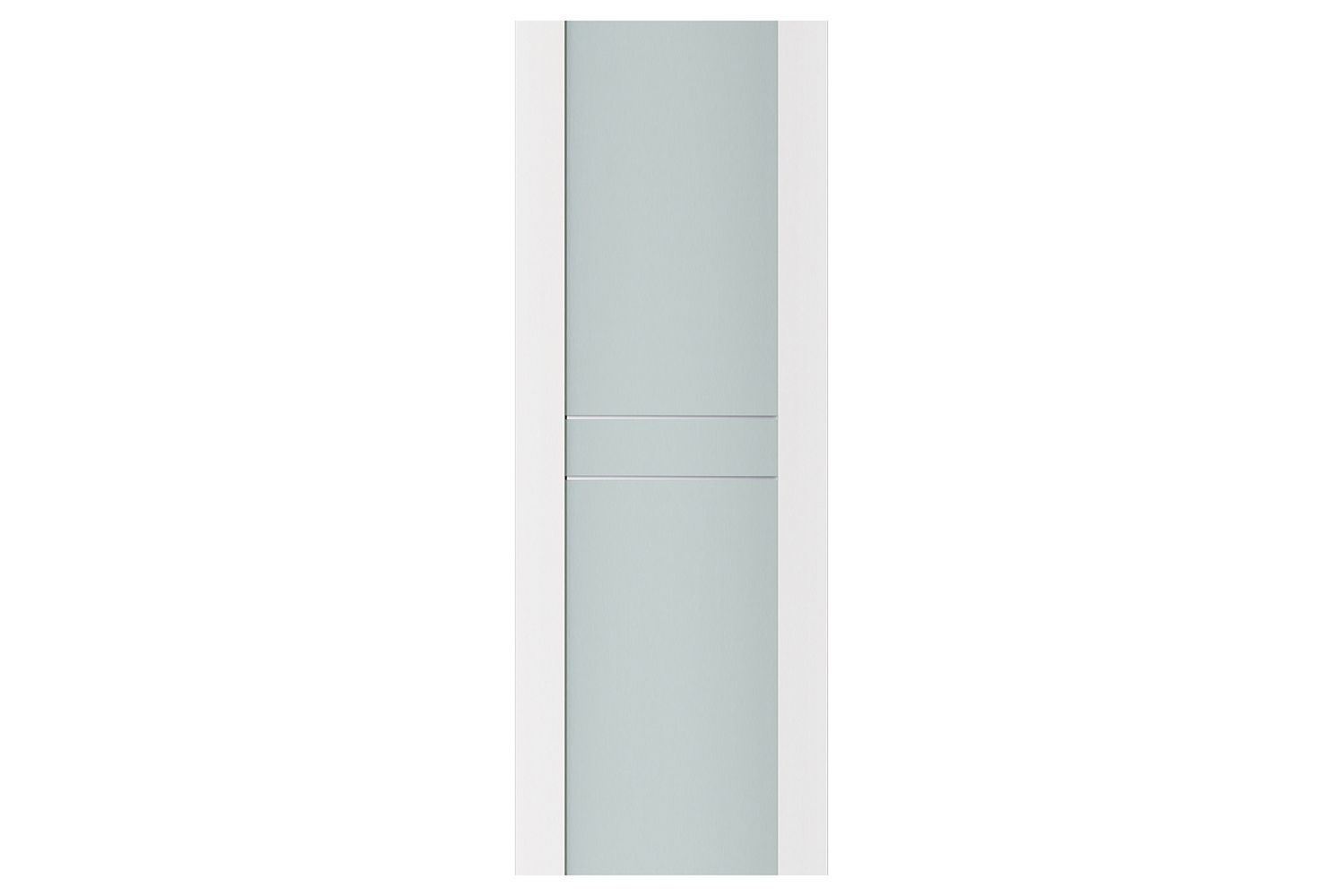 Nova Triplex 003 Soft White Laminated Modern Interior Door