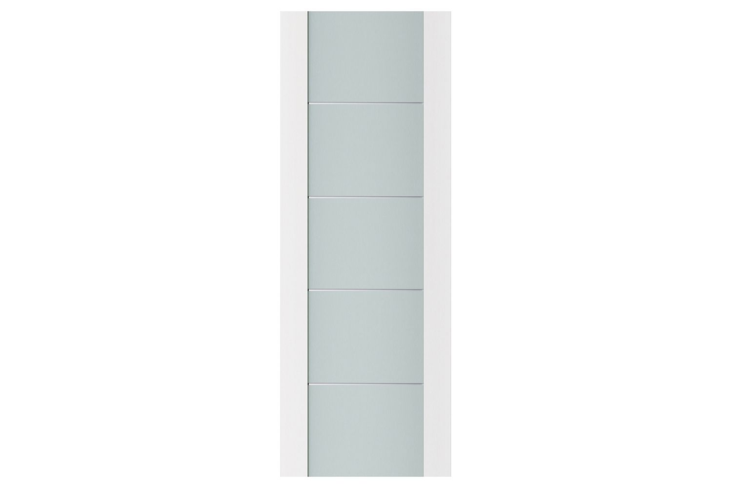 Nova Triplex 007 Soft White Laminated Modern Interior Door