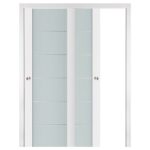 Nova Triplex 008 Soft White Laminated Modern Interior Door