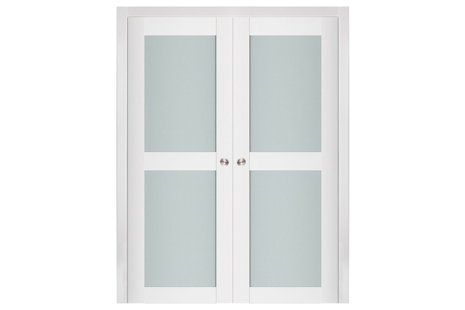 Nova Triplex 020 Soft White Laminated Modern Interior Door